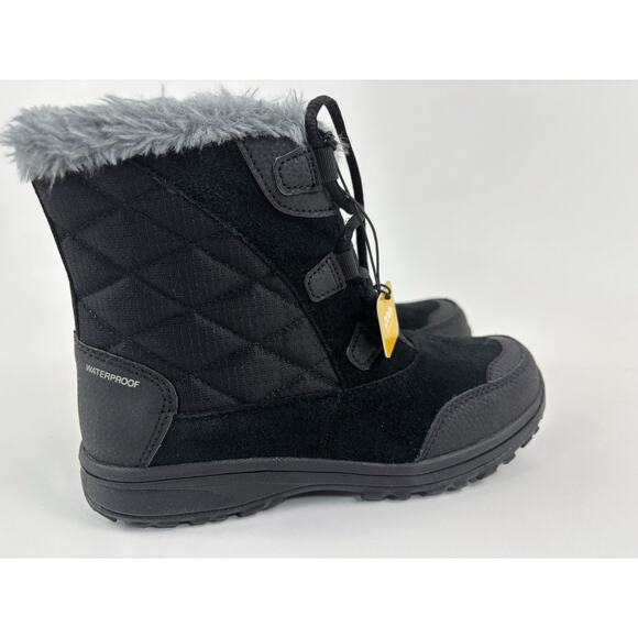 Columbia Ice Maiden Il Short Black Snow Boots Women’s Size 6 - Picture 1 of 12